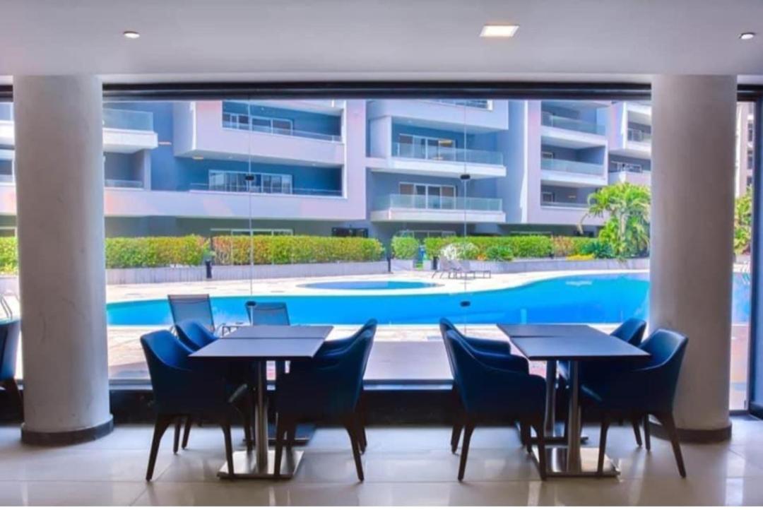 Fully Furnished Apartment At Ocean Blue Compound Kairo Exterior foto